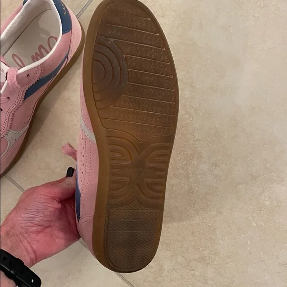 Sam Edelman Pink and Blue Women's Sneakers - Picture 3 of 4